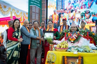 महायज्ञमा गणेशबहादुर श्रेष्ठको १ लाख १ हजार रुपैयाँ सहयोग
