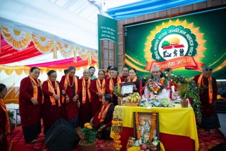 महायज्ञमा चेलिबेटी समूहको १ लाख २५ हजार ५ सय ५५ रुपैयाँ याेगदान