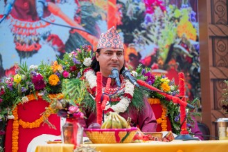 केसी परिवारद्वारा स्वर्गीय पितृको स्मृतिमा आश्रमलाई १ लाख ११ हजार १ सय १९ दान