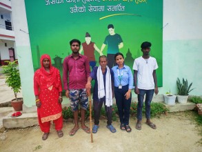 आश्रमद्वारा चार जनाको उद्धारसँगै पाँच जनाकाे पुनर्मिलन