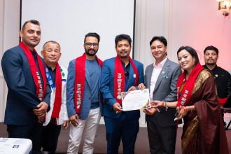 फिजियोथेरापी कक्ष निर्माणमा नेपालिज एसोसिएसन अफ भिक्टोरियाद्वारा आर्थिक सहयाेग