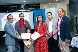 सुमन न्यौपानेद्वारा आजीवन वार्षिक भोजनसेवा सदस्यता ग्रहण गर्दै २६०० अस्ट्रेलियन डलर याेगदान