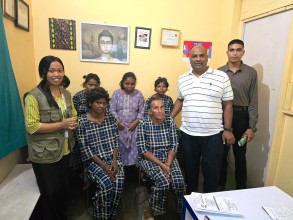 वीरगञ्ज सेवाकेन्द्रमा आश्रित लक्ष्मी नारायणहरुको मानसिक स्वास्थ्य जाँच