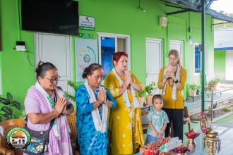 पुण्यतिथिमा कृष्णकुमारी प्रसाई ठकुरीद्वारा मानवसेवा आश्रम हेमजालाई ५० हजार सहयोग
