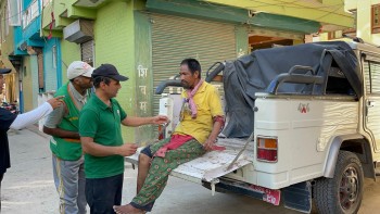 बागलुङ कालिका भगवती मन्दिर क्षेत्रबाट  टेकबहादुर पुनको उद्धार