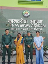 मनाेराेगी ३२ वर्षीय निर्मला साहनीलाई सुनवलबाट उद्धार