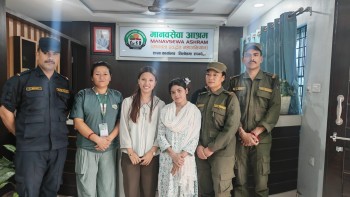 तिलाेत्तममामा बेवारिसे अवस्थामा भेटिएकी बालिका मानवसेवा आश्रमकाे संरक्षणमा