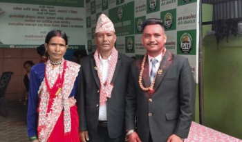 सुधार केन्द्रबाट फर्किएका बुवालाई छोराले आश्रममा गरे  स्वागत