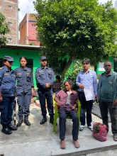 साेमबार कुश्माबाट नाम ठेगाना बताउन नसक्ने पुरुषको उद्धार