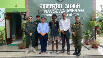 बर्दघाटको सडकमा बेवारिसे अवस्थामा रहेका सन्दिपको उद्धार