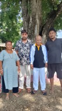 मानवसेवा आश्रम तिलाेत्तमाद्वारा चार आश्रितकाे पुनर्मिलन