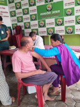 जापानीज इन्सेफलाईटिस संक्रमणबाट जोगिन मानवसेवा आश्रम धनगढीका आश्रितलाई खोप