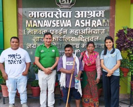 बिहीबार आश्रमद्वारा ५ जना सडक आश्रितको उद्धार, ५ जनाको पुनर्मिलन