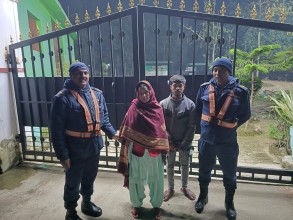 मानवसेवा आश्रम वीरगञ्जद्वारा उमा खमतुनको उद्धार