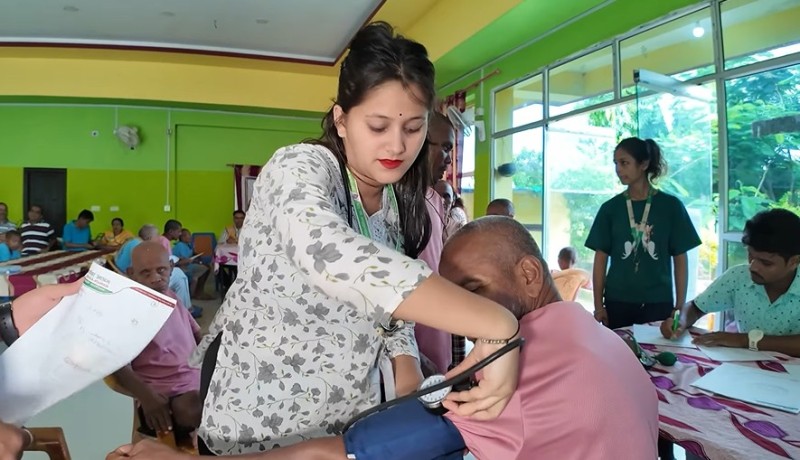 मानवसेवा आश्रम जनकपुरधाममा बृहत् स्वास्थ्य शिविर सम्पन्न