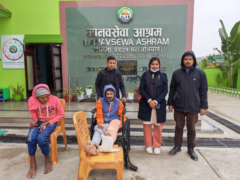 लुम्बिनी प्रादेशिक अस्पतालबाट दुई बेवारिसे पुरुषको उद्धार