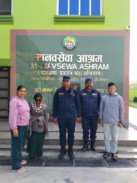 बिहीबार मानवसेवा आश्रमद्वारा बेवारिसे महिलाको उद्धार