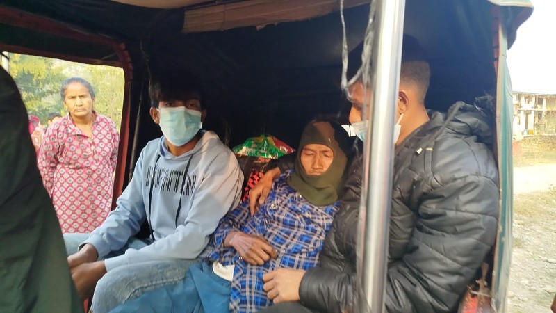 बेवारिसे अवस्थामा रहेका एक पुरूषको उद्धार