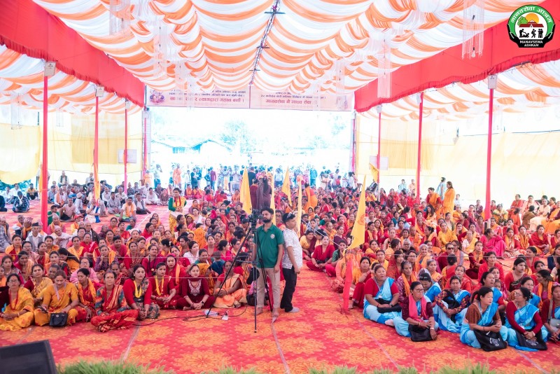 महायज्ञमा मंगलबार ३० लाख ८५ हजार ९ सय ८० रूपैयाँ दान