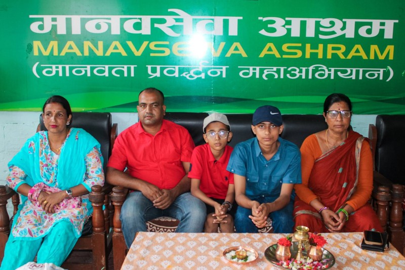 भागवत न्यौपानेको ४५औं दिनको पुण्यतिथिको स्मरणमा भोजन सेवा योगदान