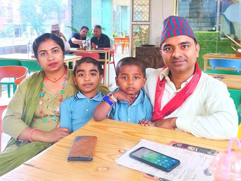 मानवसेवा आश्रम सर्लाही शाखामा वर्ल्ड  बुक अफ रेकर्ड विजेता  सोनारद्धारा नगद रकम योगदान