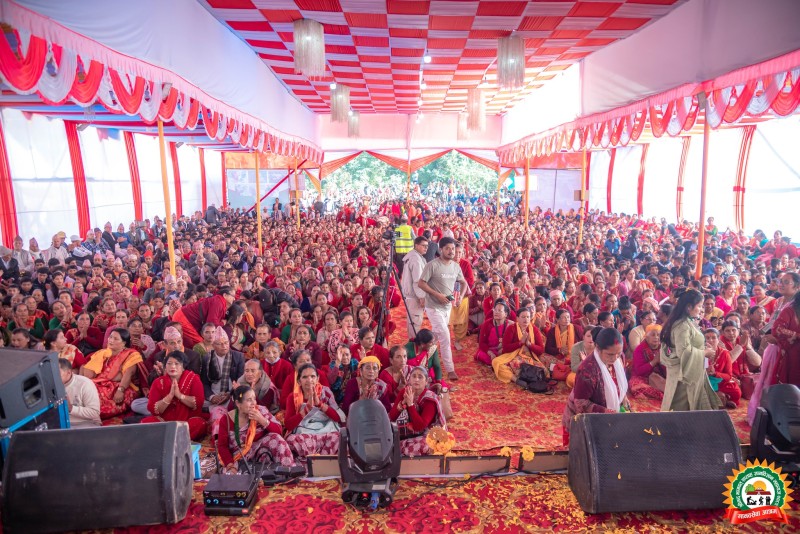 निरयघाटमा जारी महायज्ञमा शुक्रबार १ करोड ३५ लाख संकलन