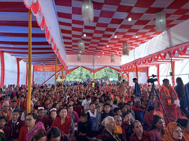 महायज्ञमा मंगलबार १ करोड १ लाख ९६ हजार रुपैयाँ दान संकलन