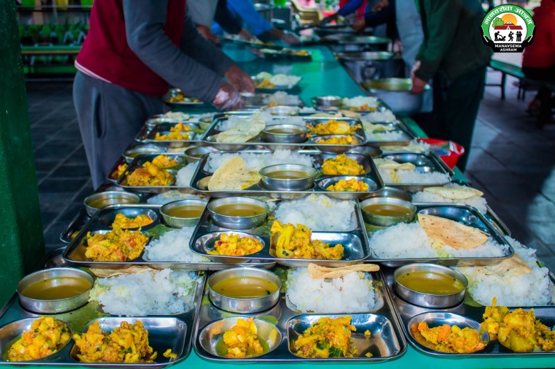 मानवसेवा आश्रममा एकैदिन ३९ भोजनसेवा सञ्चालन
