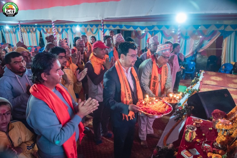 मानवसेवा आश्रमकाे महायज्ञमा ४ कराेड ८४ लाख बराबरकाे संकलन