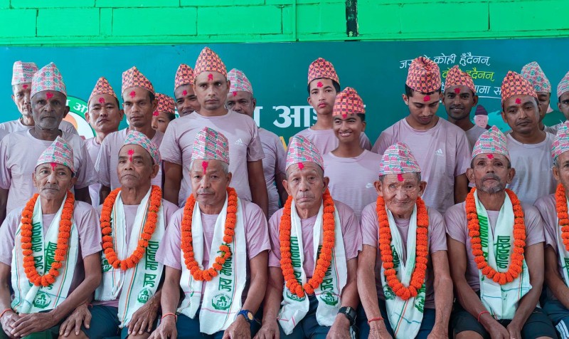 मानवसेवा आश्रममा आश्रित बुवाहरूसँग कुशे औँसी मनाइयो