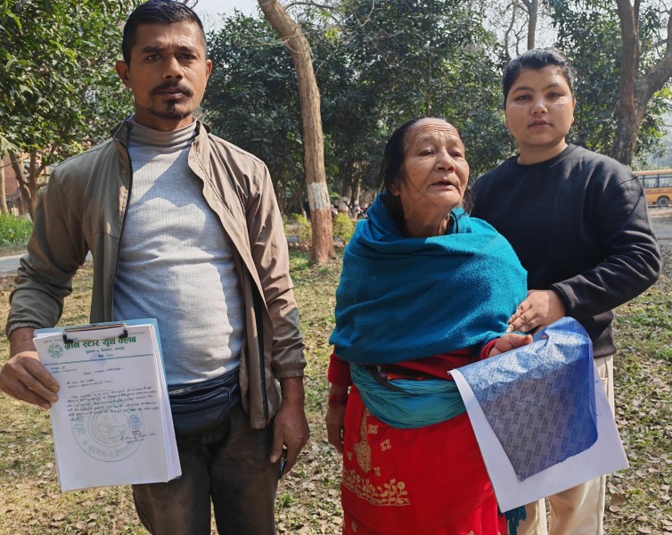 बुटबलबाट मानसिक रूपमा कमजाेर महिलाको उद्धार