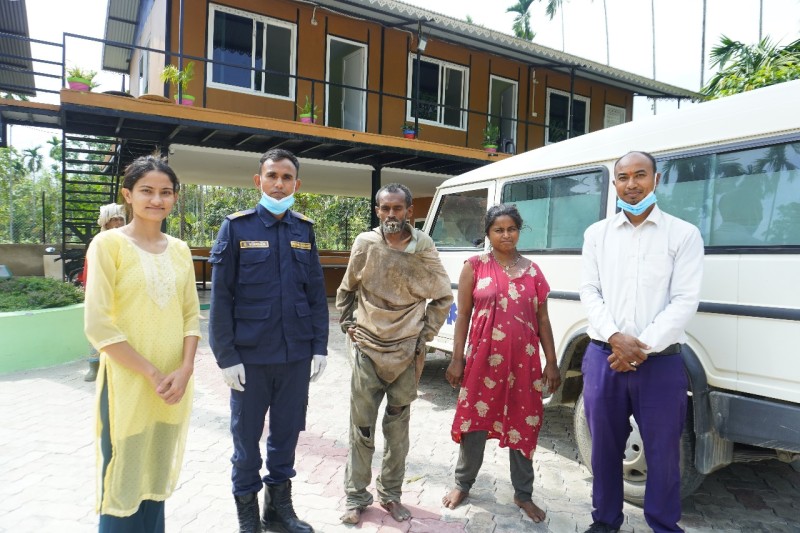 झापा सेवाकेन्द्रद्वारा २ जना सहयाेगापेक्षी सडक  ‍आश्रित मानवकाे उद्धार, २ काे  सुखद पारिवारिक पुनर्मिलन