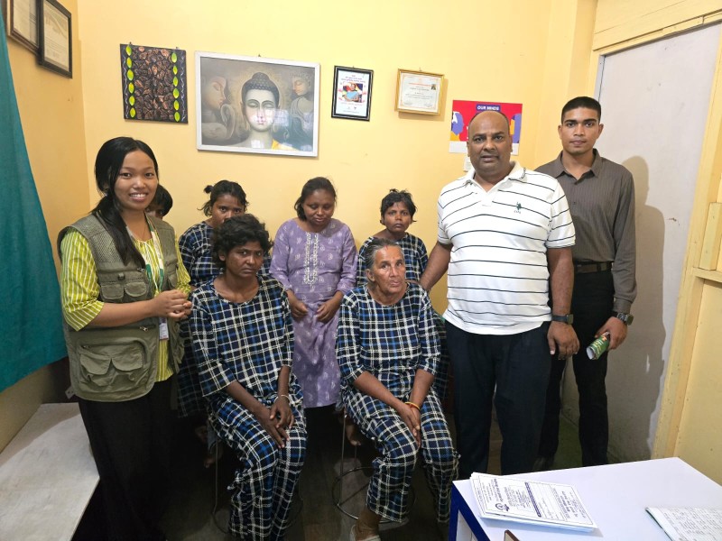 वीरगञ्ज सेवाकेन्द्रमा आश्रित लक्ष्मी नारायणहरुको मानसिक स्वास्थ्य जाँच