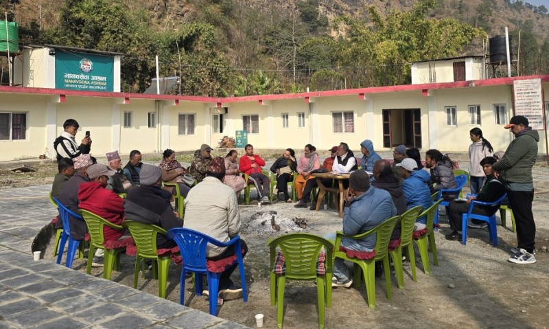 मानवसेवा आश्रम बागलुङ अभिभावक परिवार र  निर्णयघाट धाम विकास समिति गठन