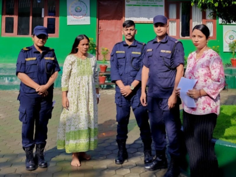 पोखराबाट ४० वर्षीया रमिता गरभुजाको उद्धार