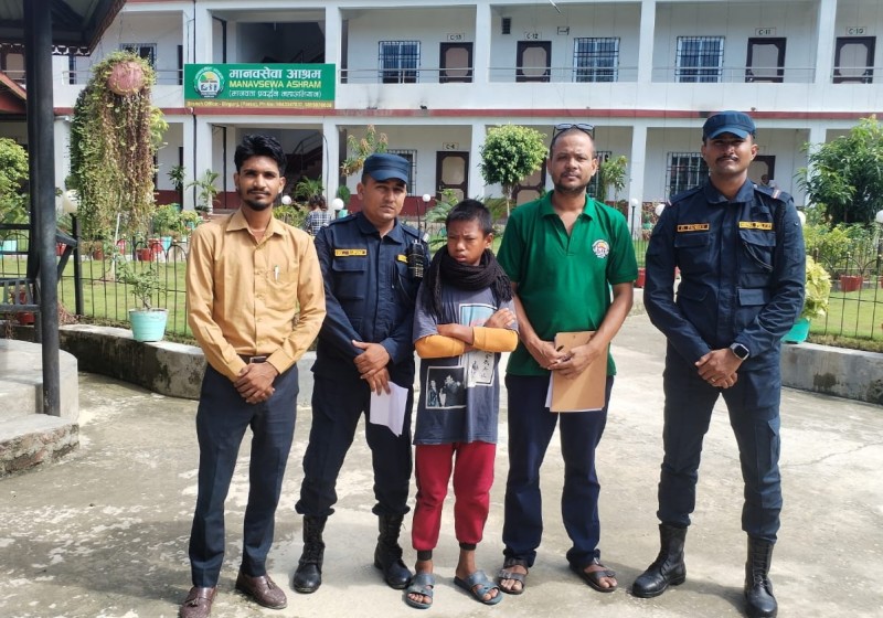 वीरगञ्जबाट १२ वर्षीय बालककाे उद्धार