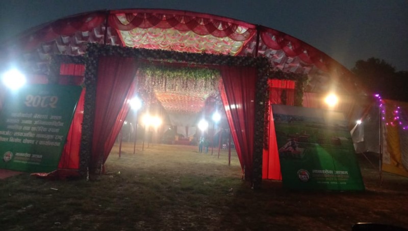 मणिग्राममा सुरू हुने महायज्ञकाे तयारी पूरा