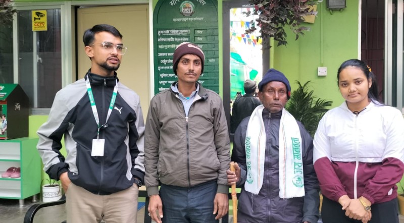 हराइरहेका बुवा आश्रममा भेटिएपछि...