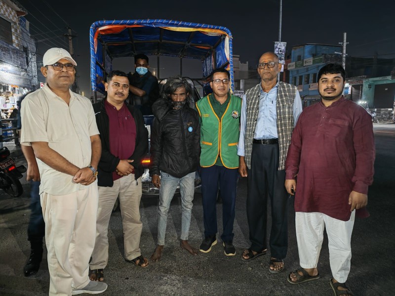 रात्रीकालीन सडकसेवामार्फत ४५ वर्षीय सन्तोष पटेलको उद्धार, पारिवारिक खोजी जारी