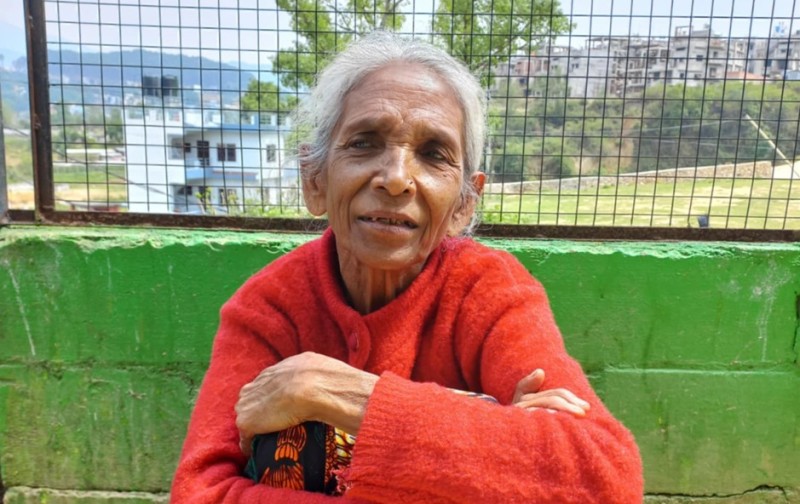 ललितपुर सेवाकेन्द्रद्वारा अन्दाजी ७० वर्षिया महिलाको उद्धार