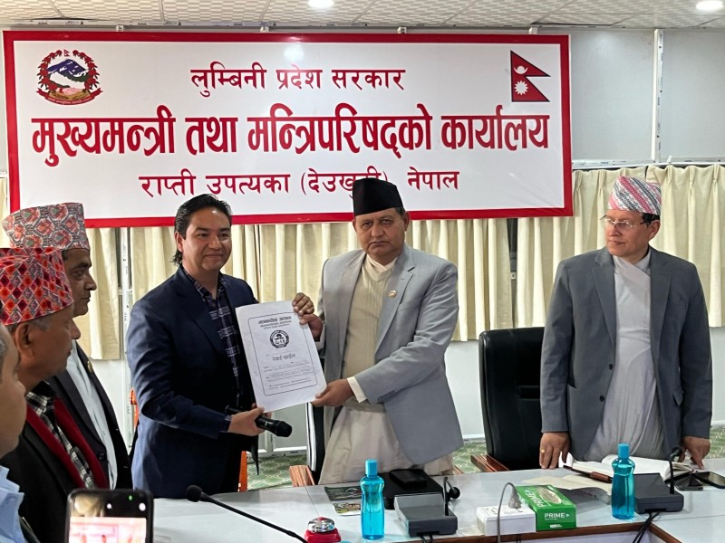 लुम्बिनी प्रदेशलाई सहयाेगापेक्षी सडकआश्रित मानवमुक्त प्रदेश घाेषणा गरिँदै