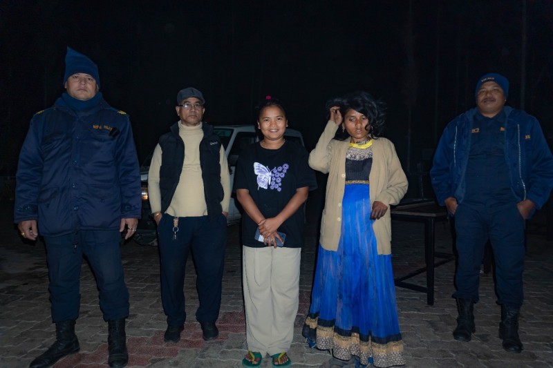 आश्रमको  झापा सेवाकेन्द्रद्वारा एक बेवारिसे महिलाको  उद्धार